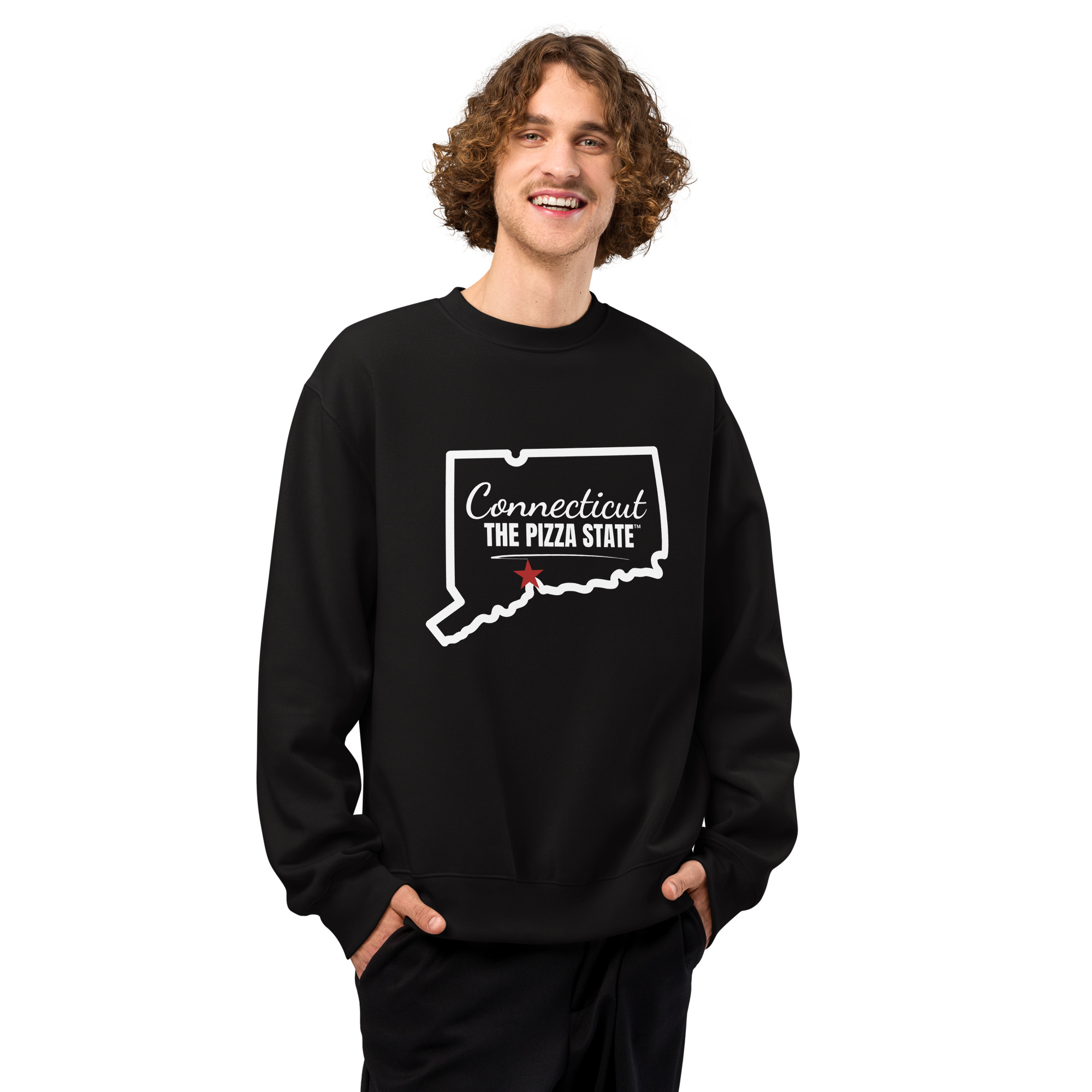 The Pizza State™ Classic Oversized Heavyweight Sweatshirt - Image 3