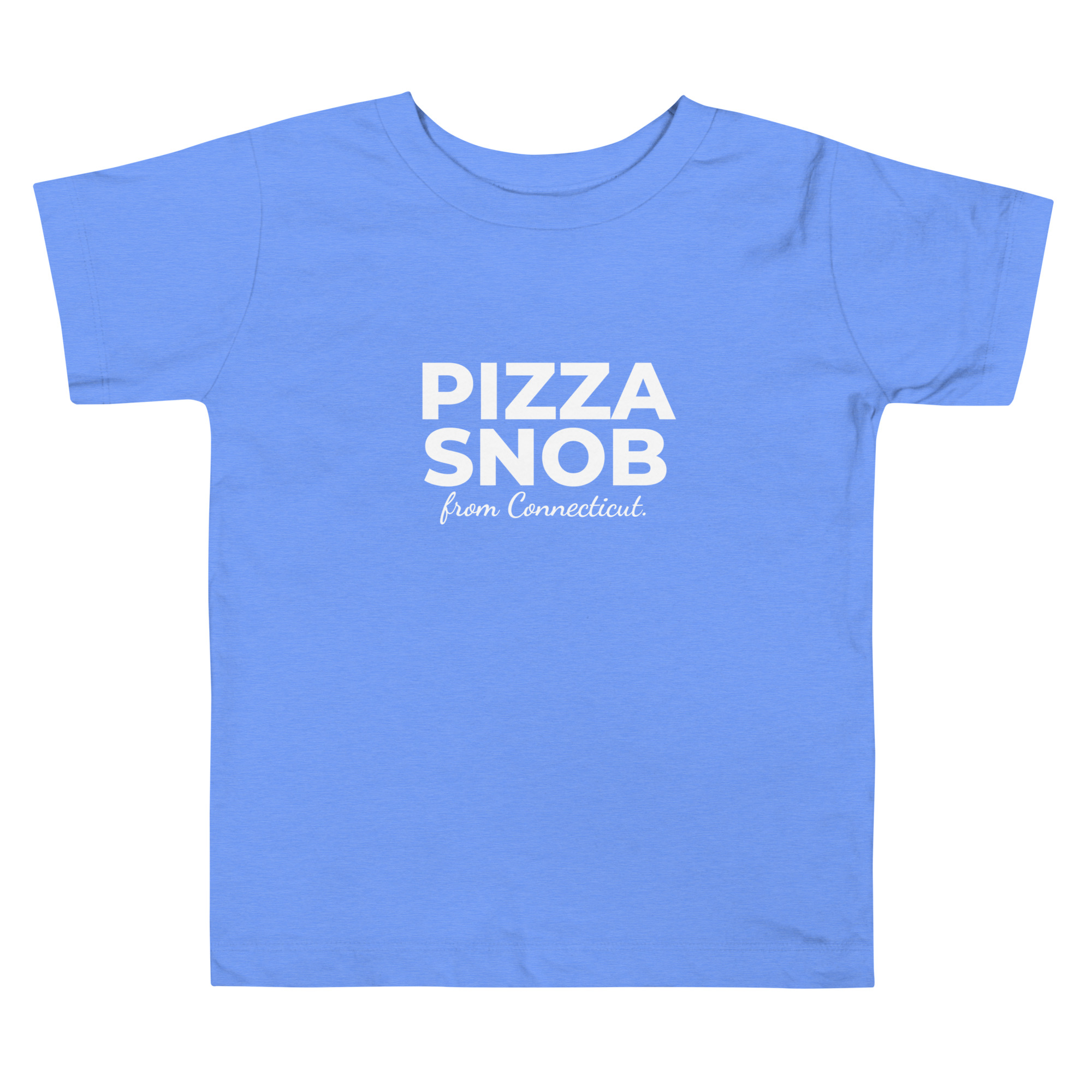 Pizza Snob from Connecticut Toddler Short Sleeve Tee - Image 2