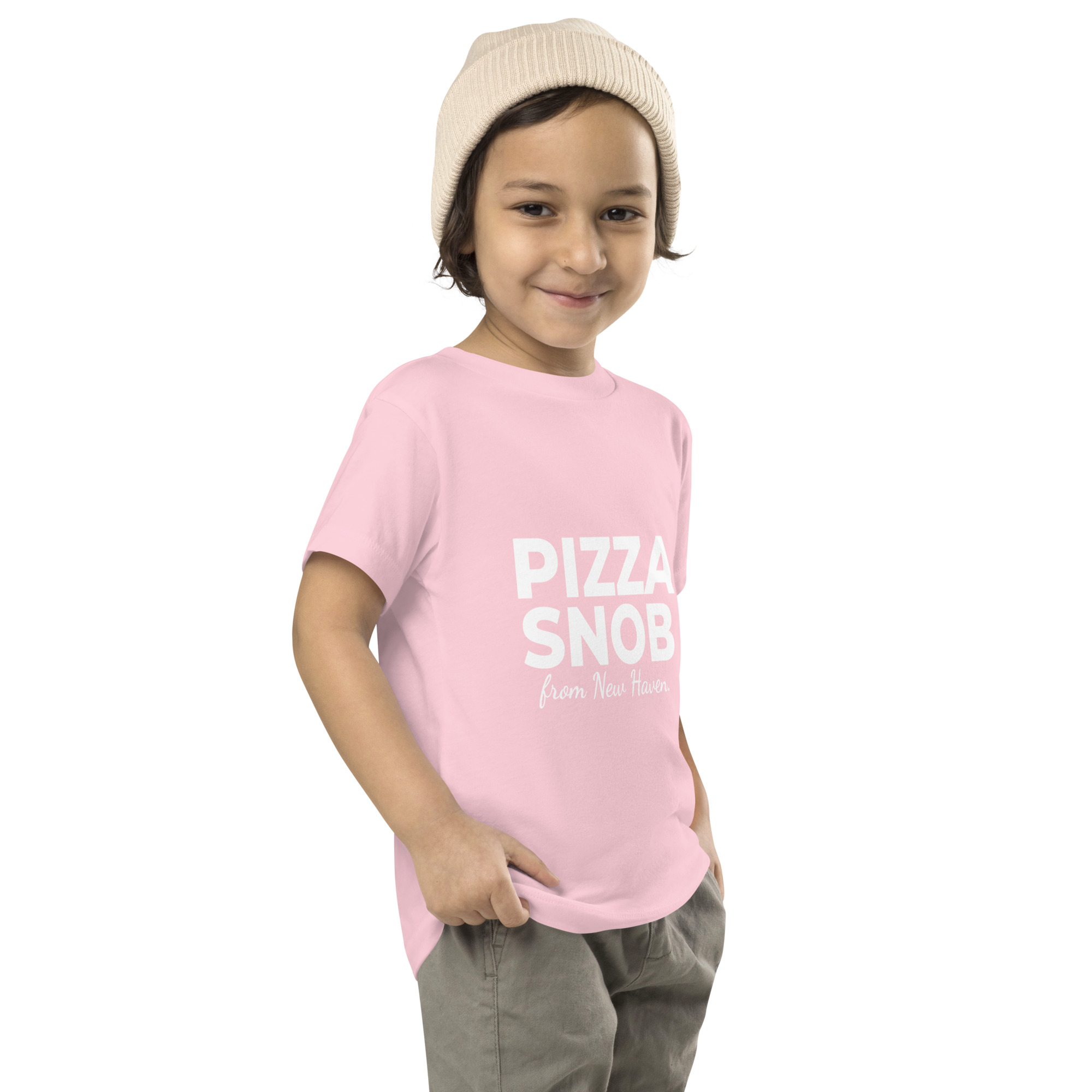Pizza Snob from New Haven Toddler Short Sleeve Tee - Image 12